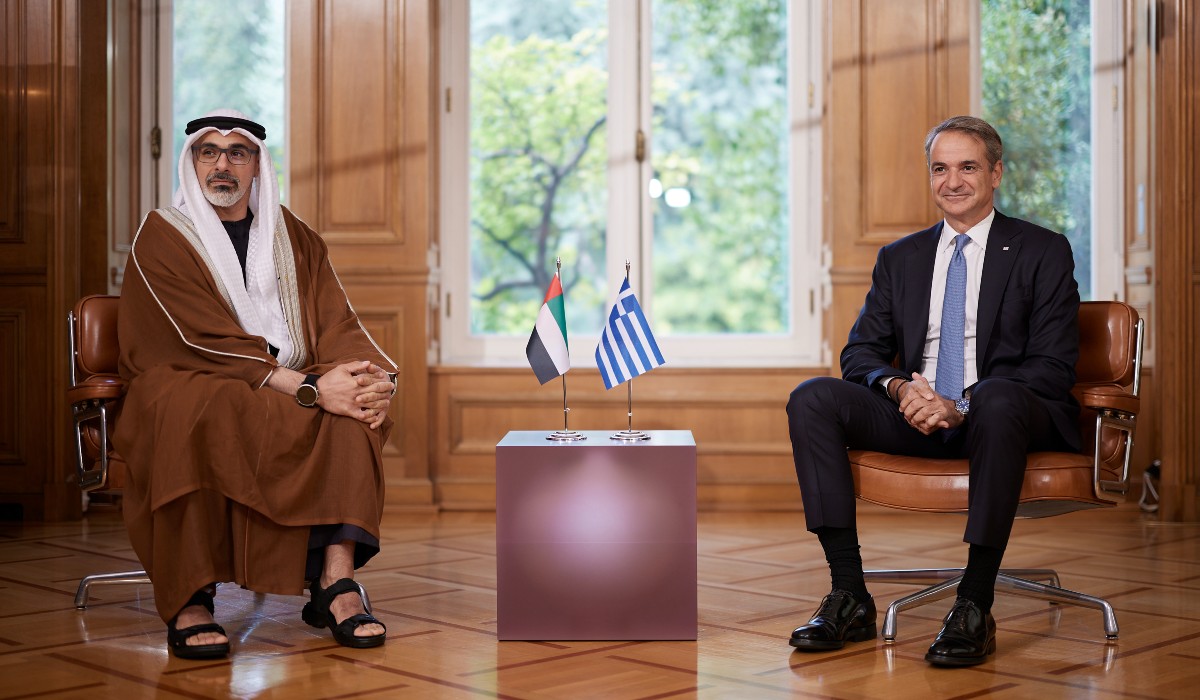 Mitsotakis - Khaled bin Mohamed bin Zayed Al Nahyan-